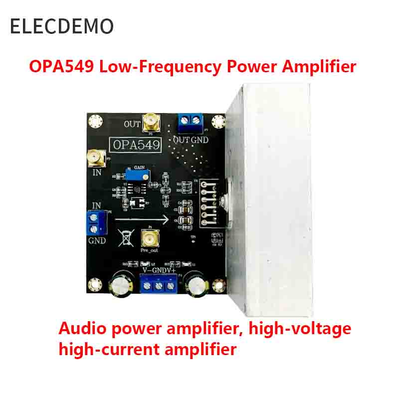 Modular Power Supply - Hochspannungs-Hochstrom-Leistungs-Op-Amp-Modul Audio-Verstärkerplatine Niederfrequenz Geräuscharm DIY-Kit OPA549/OPA548/OPA544/OPA541
