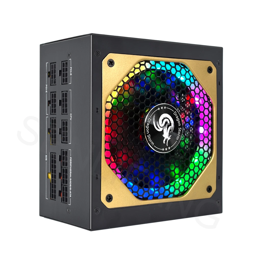 Psu Computer - ATX 850W vollmodulares RGB 80Plus Gold