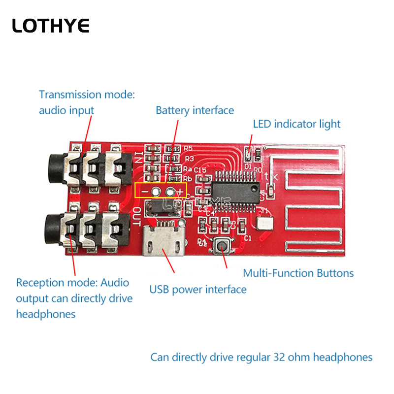 Modular Power Supply - Bluetooth 5.0 Stereo Bluetooth Sender/Empfänger Modul