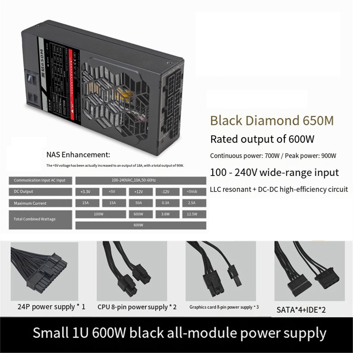 [AC18 Digital]/Flex 600W Modul – Flex Atx Power Supply 600W 1U Bewertung und Preis