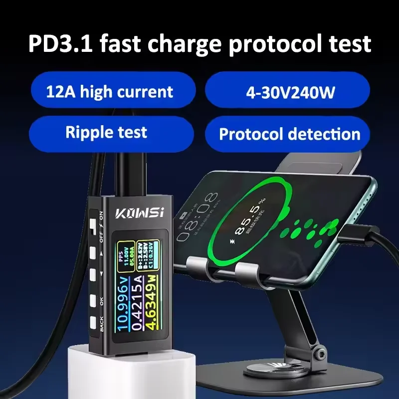 KWS-X1 Typ-C Strom- und Spannu – Power Supply Tester Bewertung und Preis