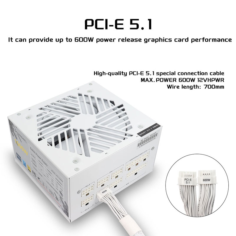Weiß 750 W 850 W 1000 W 1200 W – Power Supply 750W Bewertung und Preis